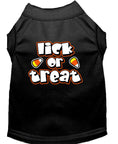 Load image into Gallery viewer, Halloween Pet Dog & Cat Shirt Screen Printed, "Lick or Treat"
