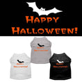 Load image into Gallery viewer, Halloween Pet Dog & Cat Shirt Screen Printed, "Happy Halloween"

