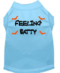 Load image into Gallery viewer, Halloween Pet Dog & Cat Shirt Screen Printed, "Feeling Batty"
