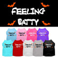 Load image into Gallery viewer, Halloween Pet Dog & Cat Shirt Screen Printed, "Feeling Batty"

