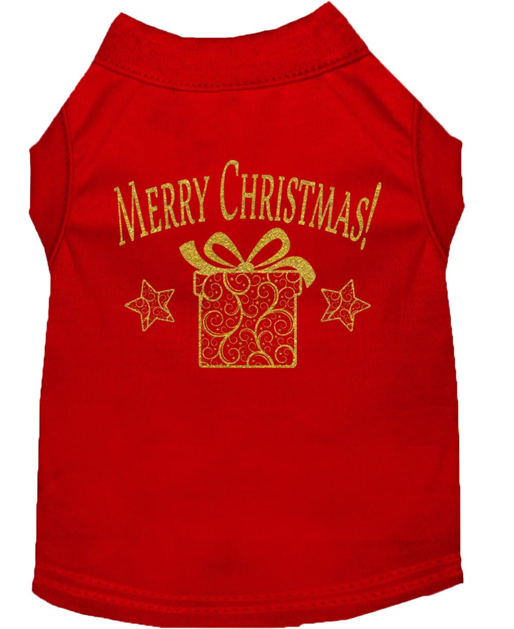 Christmas Pet Shirt, "Golden Christmas Present"