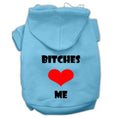 Load image into Gallery viewer, Pet Hoodie "Bitches Love Me"
