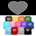 Load image into Gallery viewer, Pet Shirt "Chevron Heart"
