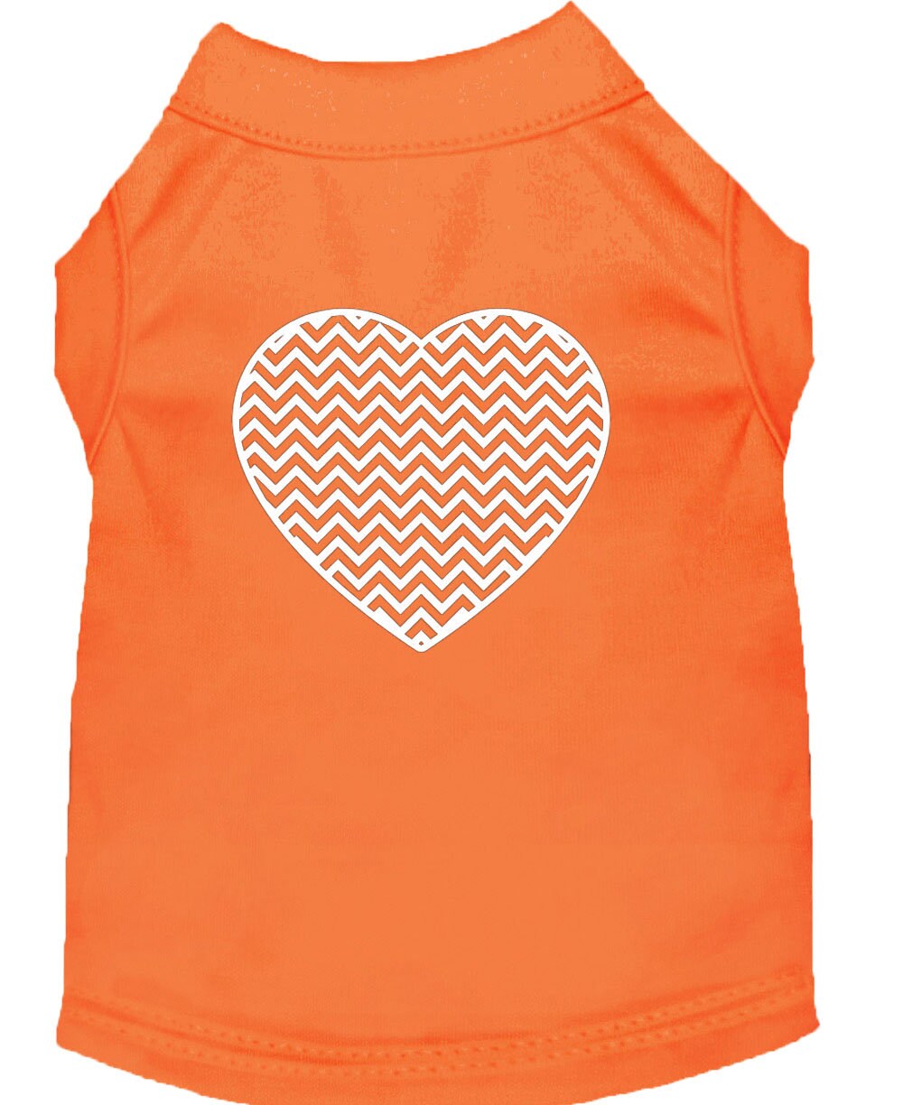 Pet Shirt "Chevron Heart"