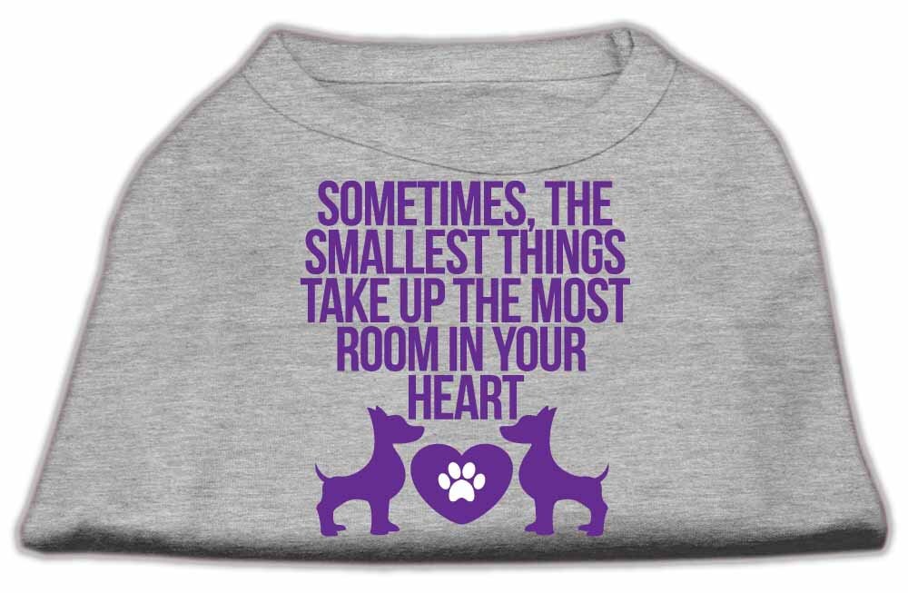 Pet Dog & Cat Shirt, "The Smallest Things Take Up Your Heart"