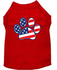 Load image into Gallery viewer, Pet Dog & Cat Shirt Screen Printed, "Patriotic Paw"
