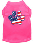Load image into Gallery viewer, Pet Dog & Cat Shirt Screen Printed, "Patriotic Paw"
