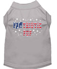 Load image into Gallery viewer, Pet Dog & Cat Shirt Screen Printed, "Pawtriotic Pup"

