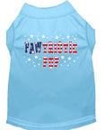 Load image into Gallery viewer, Pet Dog & Cat Shirt Screen Printed, "Pawtriotic Pup"
