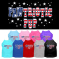 Load image into Gallery viewer, Pet Dog & Cat Shirt Screen Printed, "Pawtriotic Pup"
