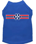 Load image into Gallery viewer, Pet Dog & Cat Shirt Screen Printed, "Patriotic Star Paw Print"
