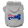 Load image into Gallery viewer, Pet Hoodie "Bone Shaped Australian Flag"

