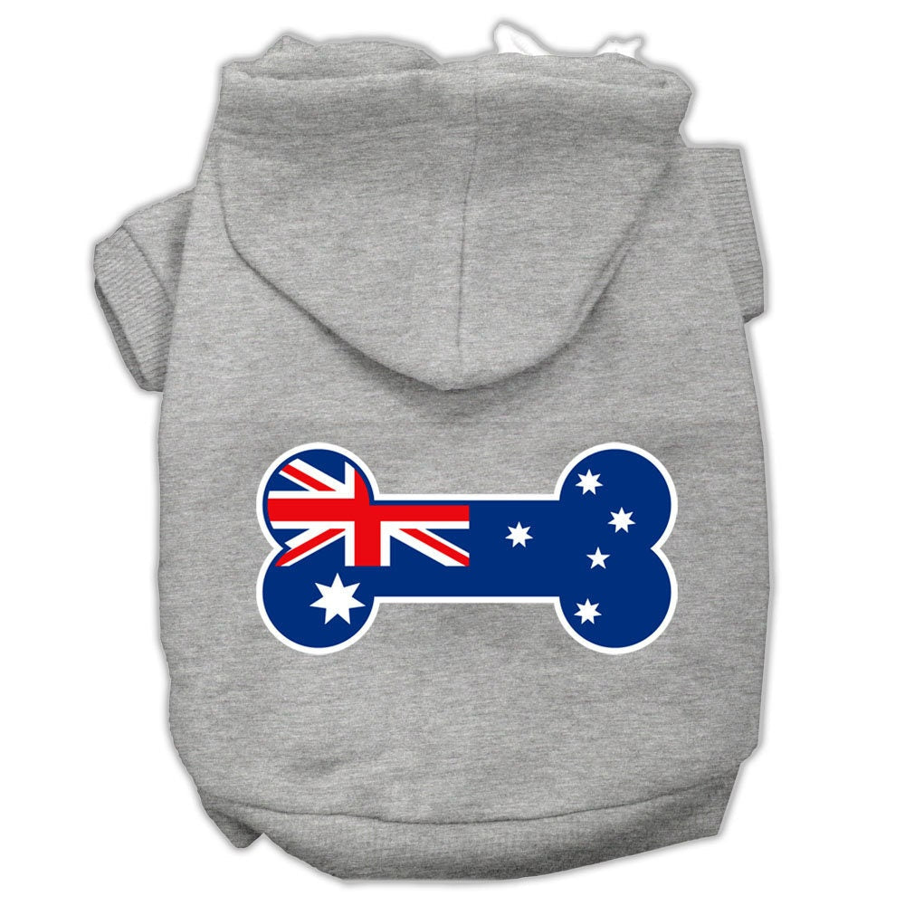 Pet Hoodie "Bone Shaped Australian Flag"