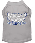 Load image into Gallery viewer, Pet Dog & Cat Shirt Screen Printed, "God Bless The USA"
