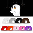 Load image into Gallery viewer, Halloween Pet Dog & Cat Shirt Screen Printed, "Sammy the Ghost"
