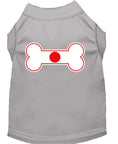 Load image into Gallery viewer, Pet Shirt "Bone Shaped Japan Flag"
