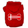 Load image into Gallery viewer, Pet Hoodie "Bone Shaped Denmark Flag"
