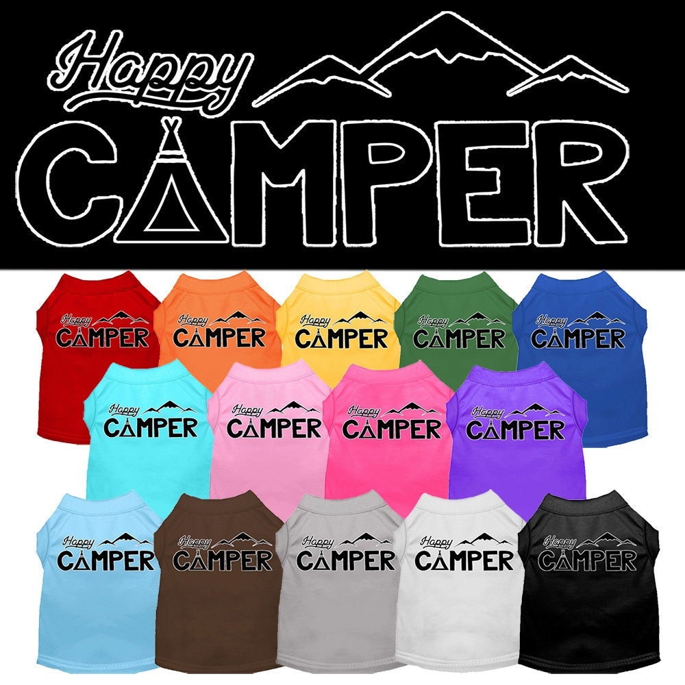 Pet Shirt "Happy Camper"