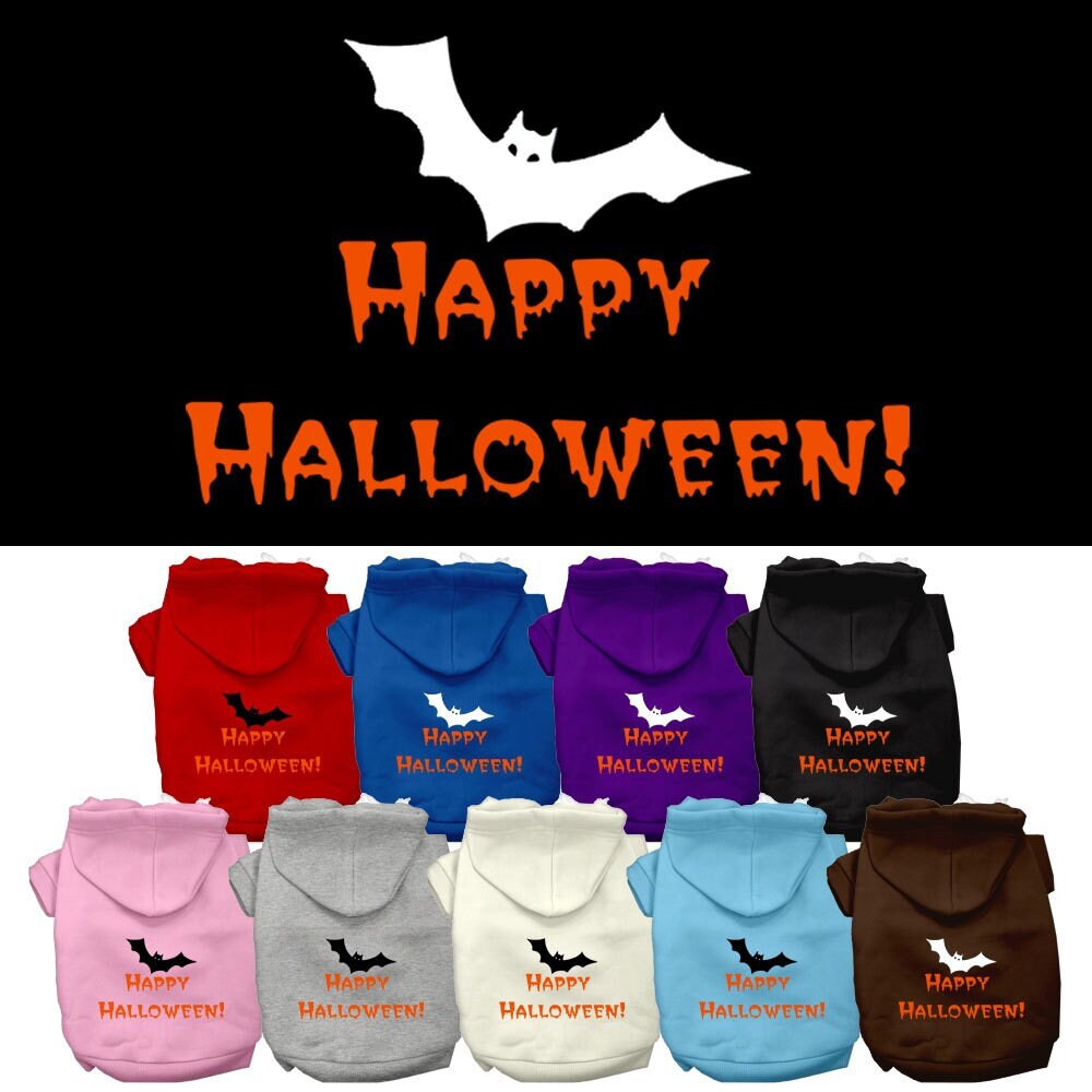 Halloween Pet Hoodie "Happy Halloween"