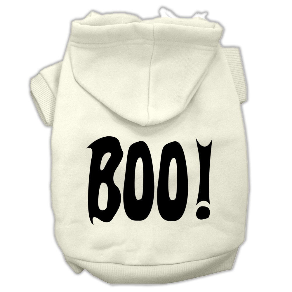 Halloween Pet Hoodie Screen Printed, "Boo"