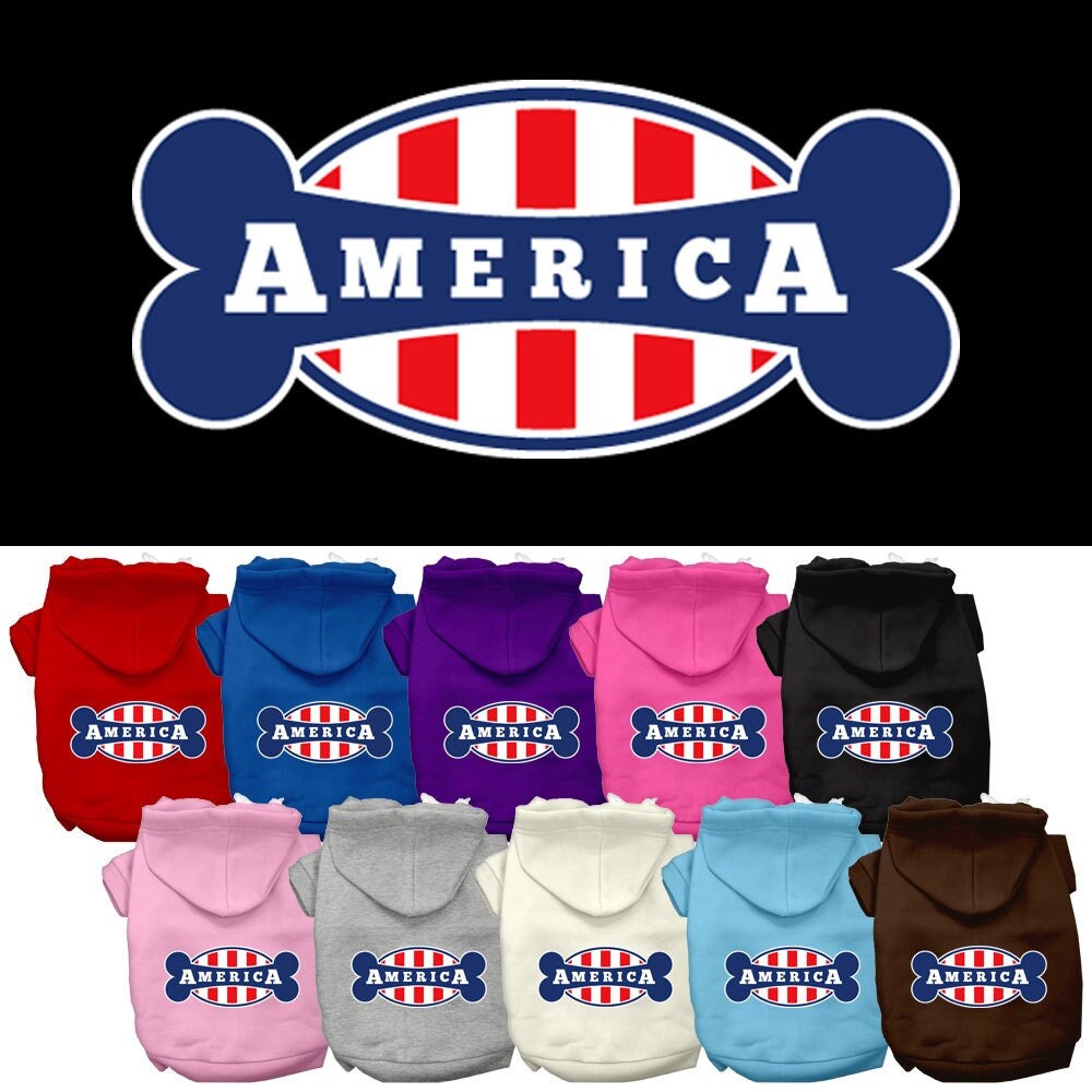 Pet Hoodie "Bonely In America"