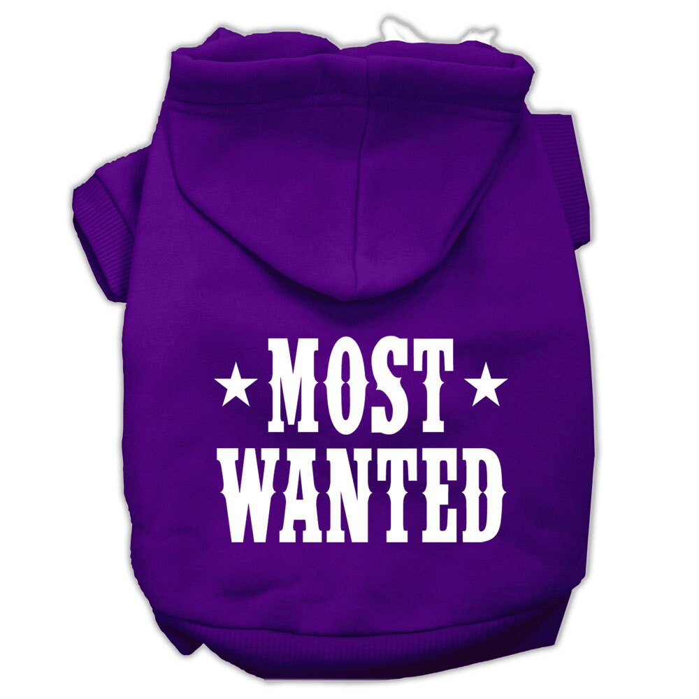 Pet Hoodie "Most Wanted"