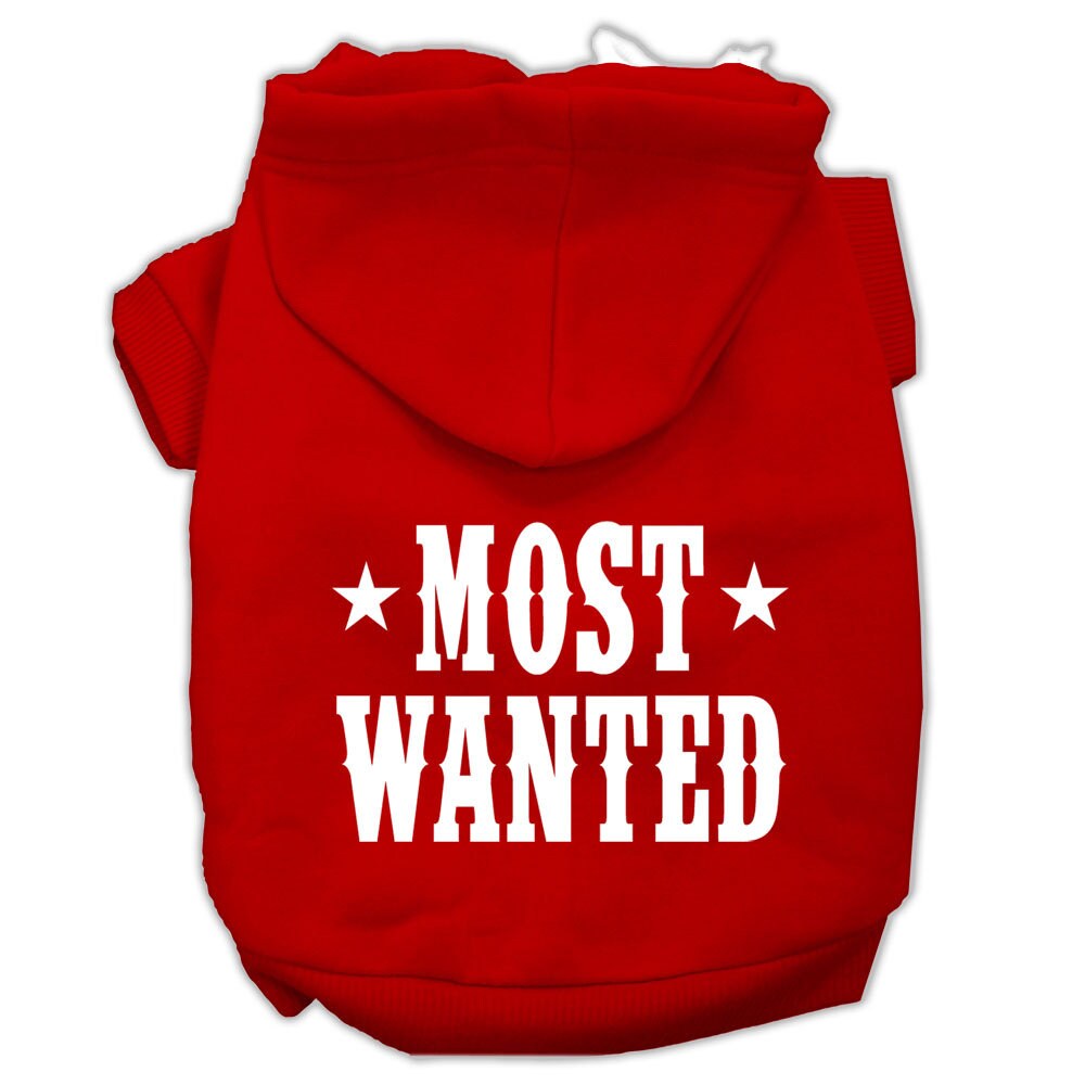 Pet Hoodie "Most Wanted"
