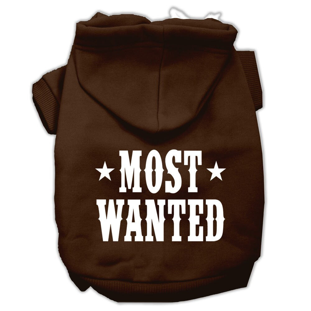 Pet Hoodie "Most Wanted"