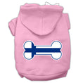 Load image into Gallery viewer, Pet, Dog & Cat Hoodie Screen Printed, "Bone Shaped Finland Flag"
