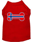 Load image into Gallery viewer, Pet Dog & Cat Shirt Screen Printed, "Bone Flag Norway"
