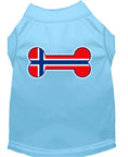Load image into Gallery viewer, Pet Dog & Cat Shirt Screen Printed, "Bone Flag Norway"
