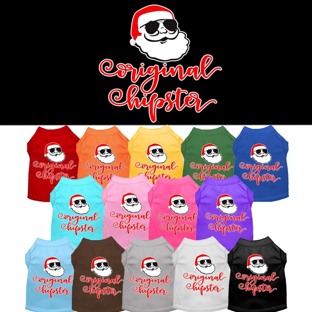 Christmas Pet Shirt "Original Hipster"