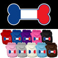 Load image into Gallery viewer, Pet, Dog & Cat Hoodie Screen Printed, "Bone Flag France"
