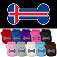 Load image into Gallery viewer, Pet Hoodie "Bone Shaped Iceland Flag"
