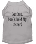 Load image into Gallery viewer, Pet Shirt "Can't Hold My Licker"
