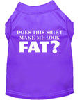 Load image into Gallery viewer, Pet Dog & Cat Shirt Screen Printed, "Does This Shirt Make Me Look Fat?"
