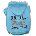 Load image into Gallery viewer, Halloween Pet Hoodie "All The Ghouls Love Me"
