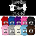 Load image into Gallery viewer, Halloween Pet Hoodie "Here For The Boos"
