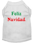 Load image into Gallery viewer, Christmas Pet Shirt, "Feliz Navidad"

