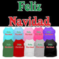 Load image into Gallery viewer, Christmas Pet Shirt, "Feliz Navidad"
