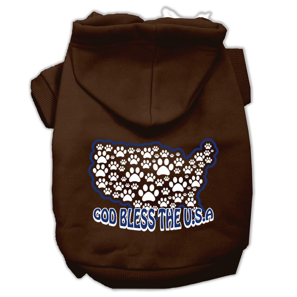 Pet Hoodie "God Bless The USA"