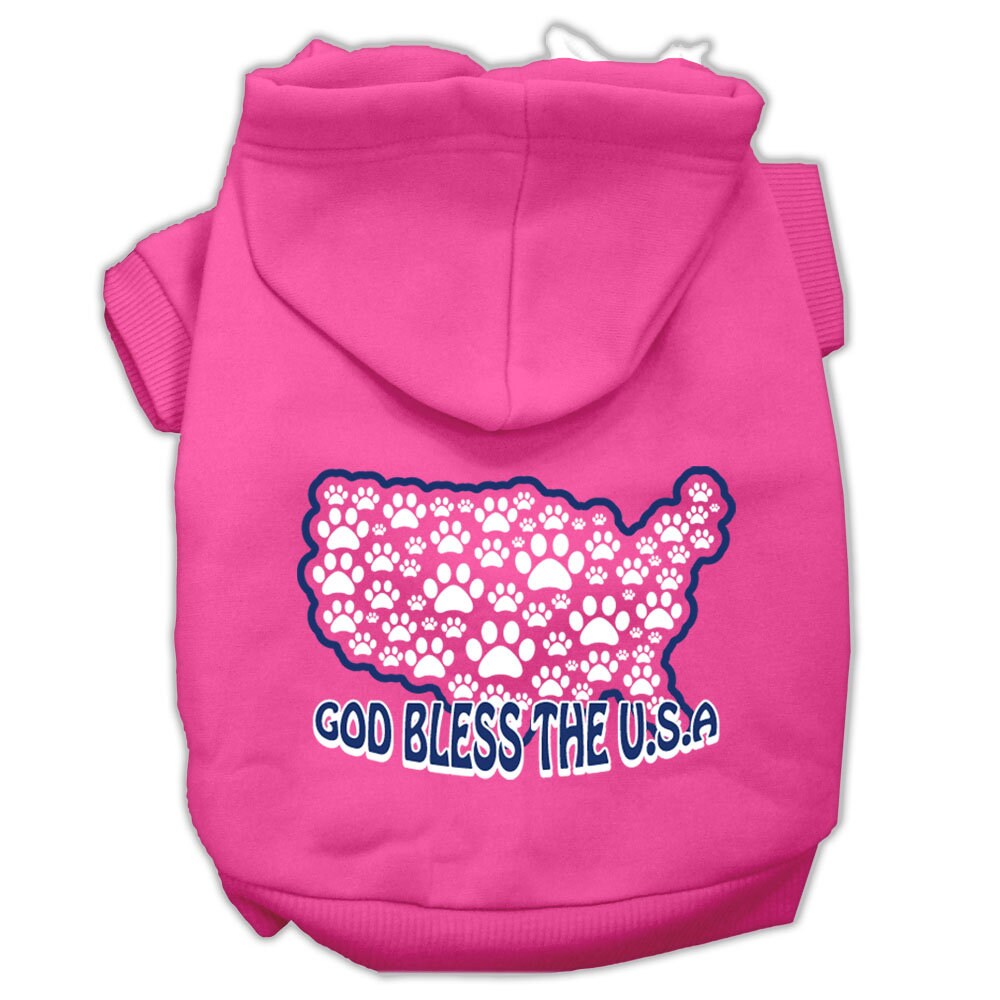 Pet Hoodie "God Bless The USA"