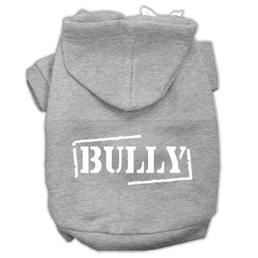 Pet Hoodie Screen Printed, "Bully"