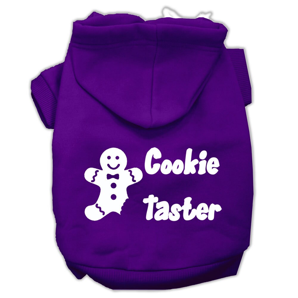 Christmas Pet Hoodie Screen Printed, "Cookie Taster"