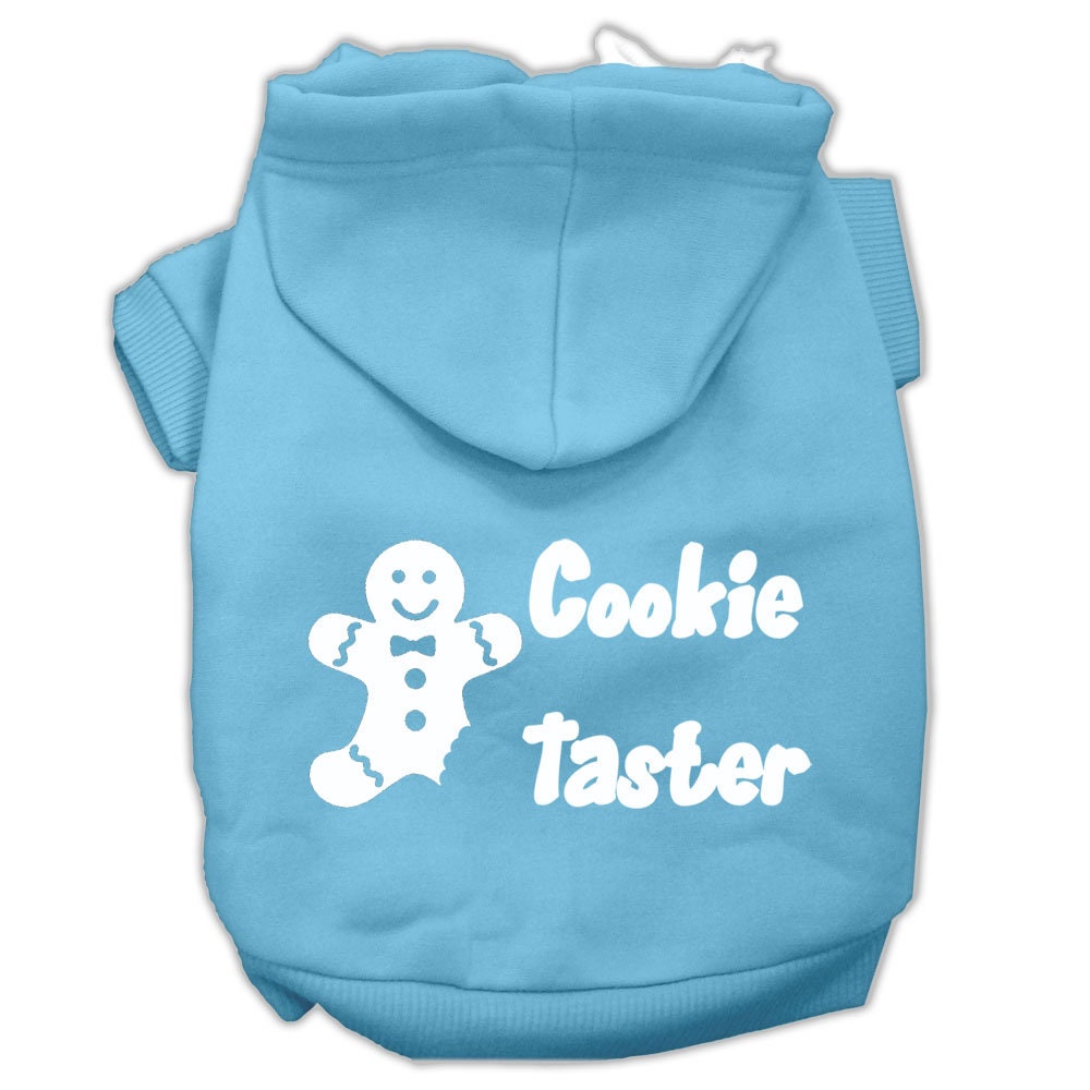 Christmas Pet Hoodie Screen Printed, "Cookie Taster"