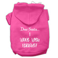Load image into Gallery viewer, Christmas Pet Hoodie, "Dear Santa, I Went With Naughty"
