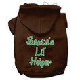Load image into Gallery viewer, Christmas Pet Hoodie Screen Printed, "Santa's Lil Helper"

