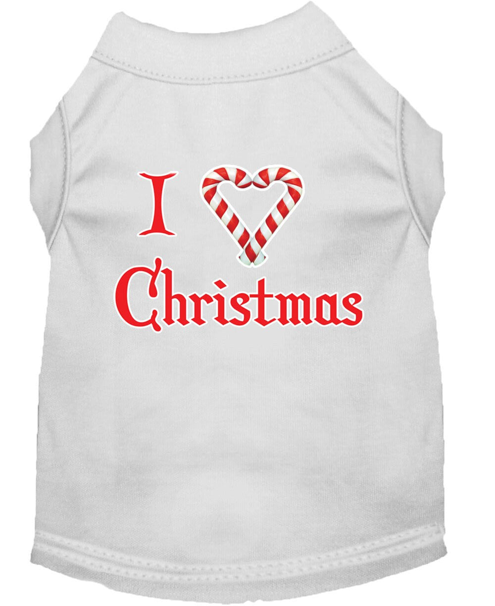 Christmas Pet Shirt, "I Heart Christmas"