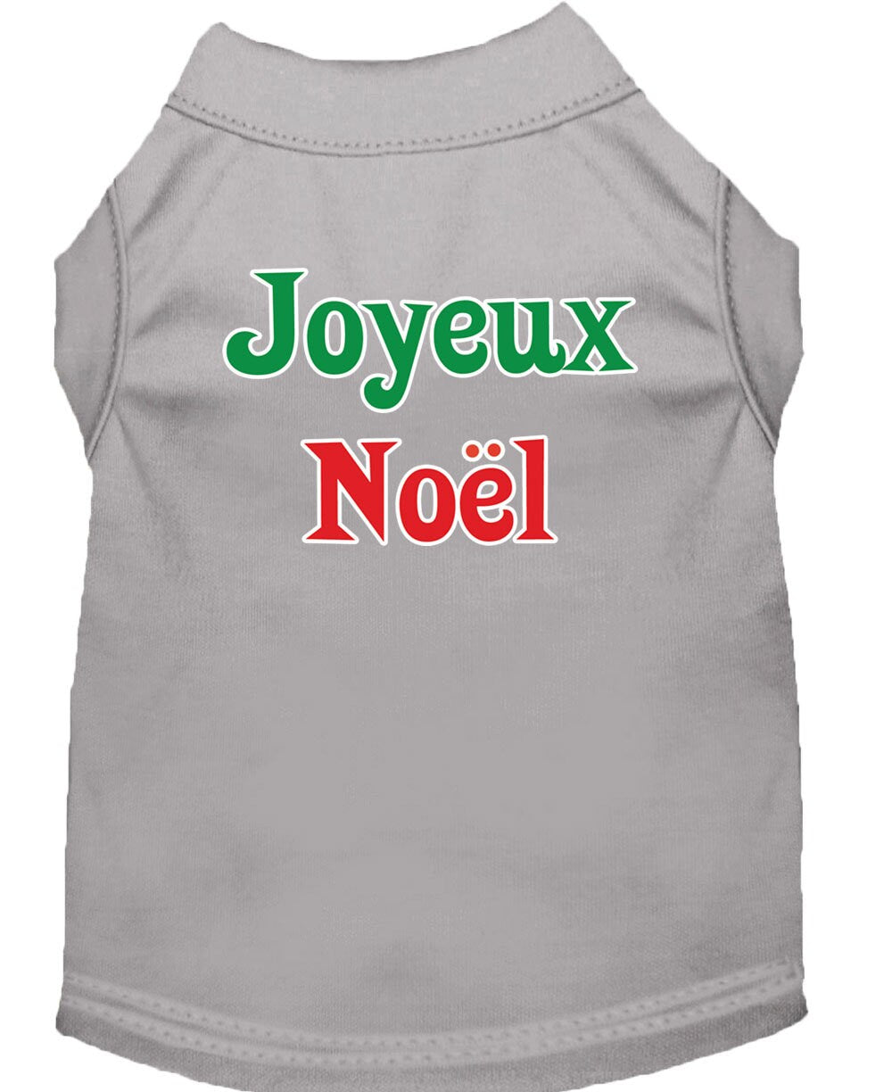 Christmas Pet Shirt, "Joyeux Noel"