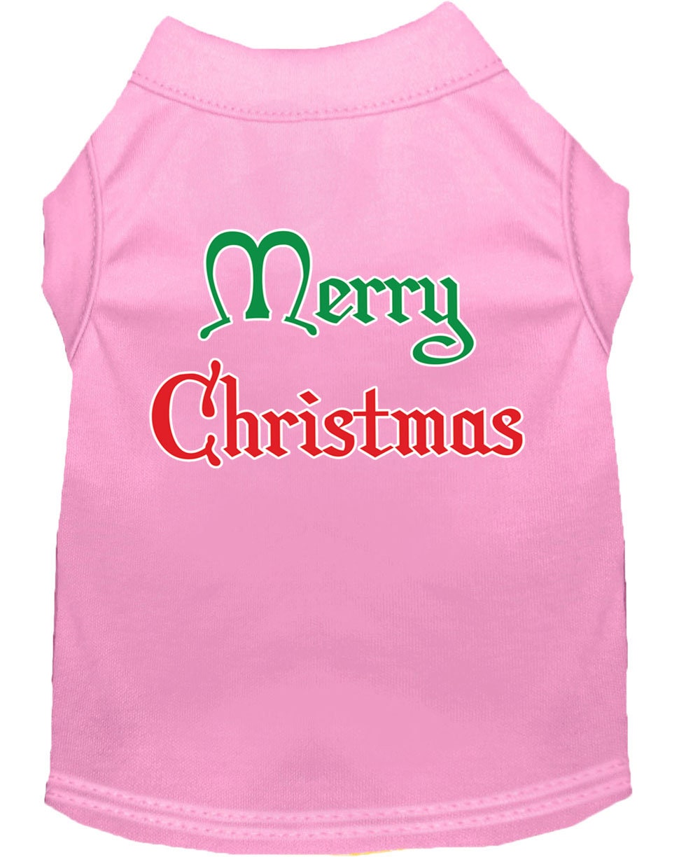 Christmas Pet Shirt, "Merry Christmas"